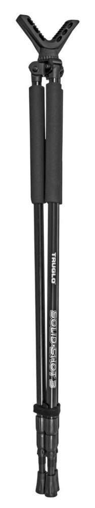 TruGlo TG8925XB Solid-Shot  22-68 Tripod Black Aluminum
