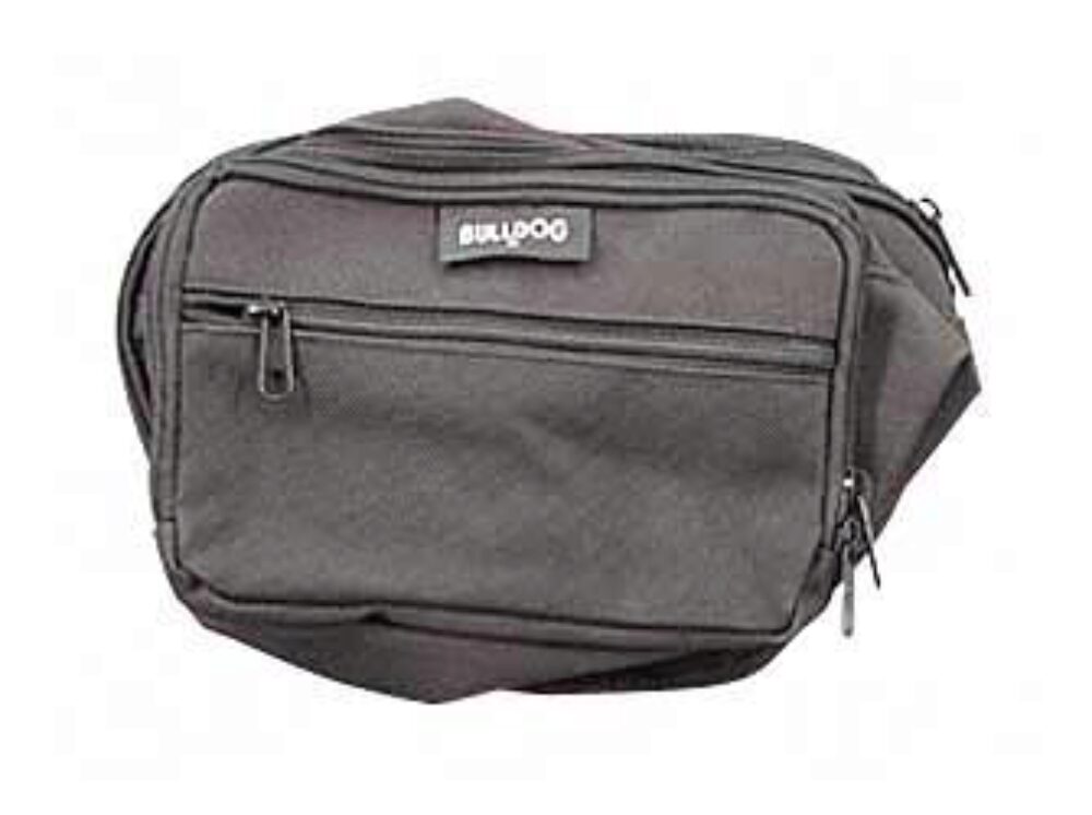 Bulldog BD860 Fanny Pack  Medium Black Nylon Ambidextrous