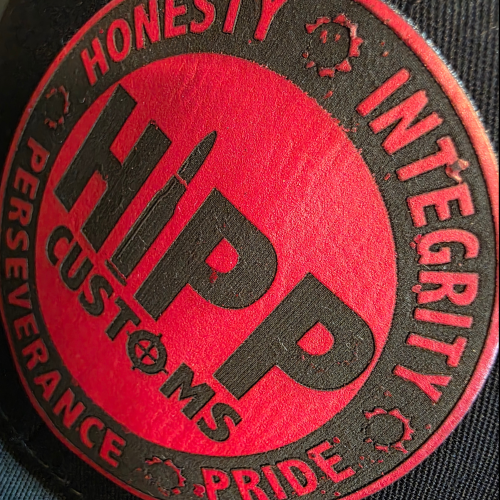 HIPP Trucker Hat - Gray and Black w/ Red Patch