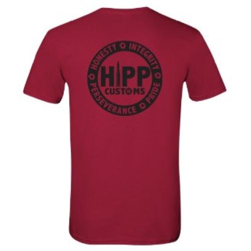 HIPP T SHIRT - CARDINAL RED - L