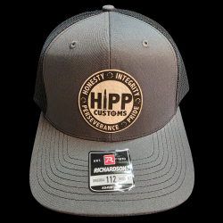 HIPP Trucker Hat - GrayBlack w/ Golfball Patch