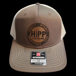 HIPP Trucker Hat - BrownTan w/ Leather Patch