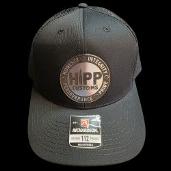HIPP Trucker Hat - Black w/ Metal Patch