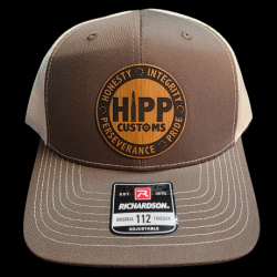 HIPP Trucker Hat - Brown w/ Bamboo Patch