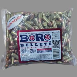 9MM 147GR FMJ BORO Bullets 250 Round Bag