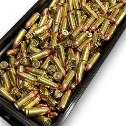 9MM 124GR FMJ BORO Bullets 1000 Round Can