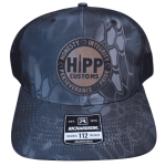 HIPP Trucker Hat - Black Kryptek w/ Leather Patch