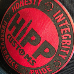 HIPP Trucker Hat - Gray and Black w/ Red Patch