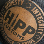 HIPP Trucker Hat - Gray and Black w/ Leather Patch