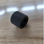 AR-15 Black Knurled 1/2-28 Thread Protector