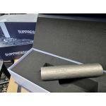 B&T USA Print-X 22 Tiger, Suppressor, 22LR, Titanium Construction, 1/2x28 Direct Thread, Gray SD-TiGer22-Ti