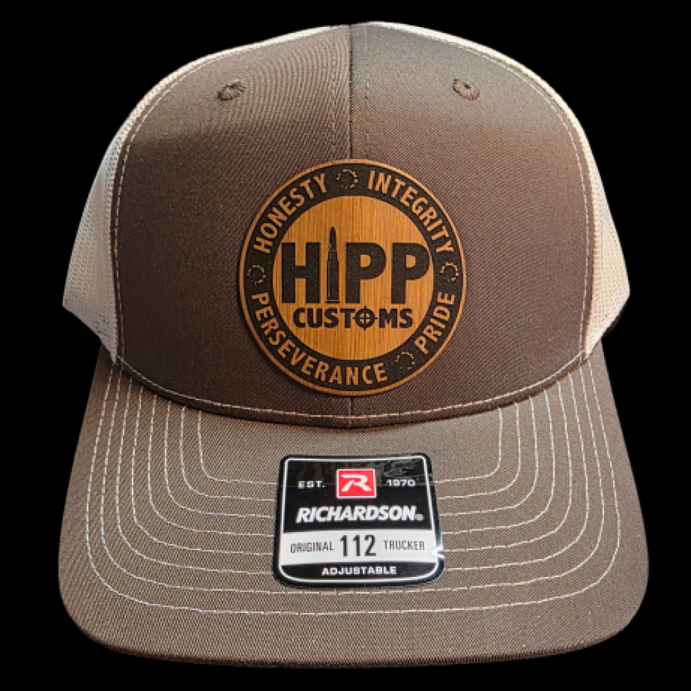 HIPP Trucker Hat - Brown w/ Bamboo Patch