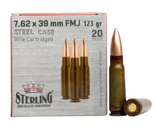 STERLING SC 762X39 123GR FMJ 20/1000