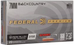 FEDERAL 7MM BC 168GR BARNES