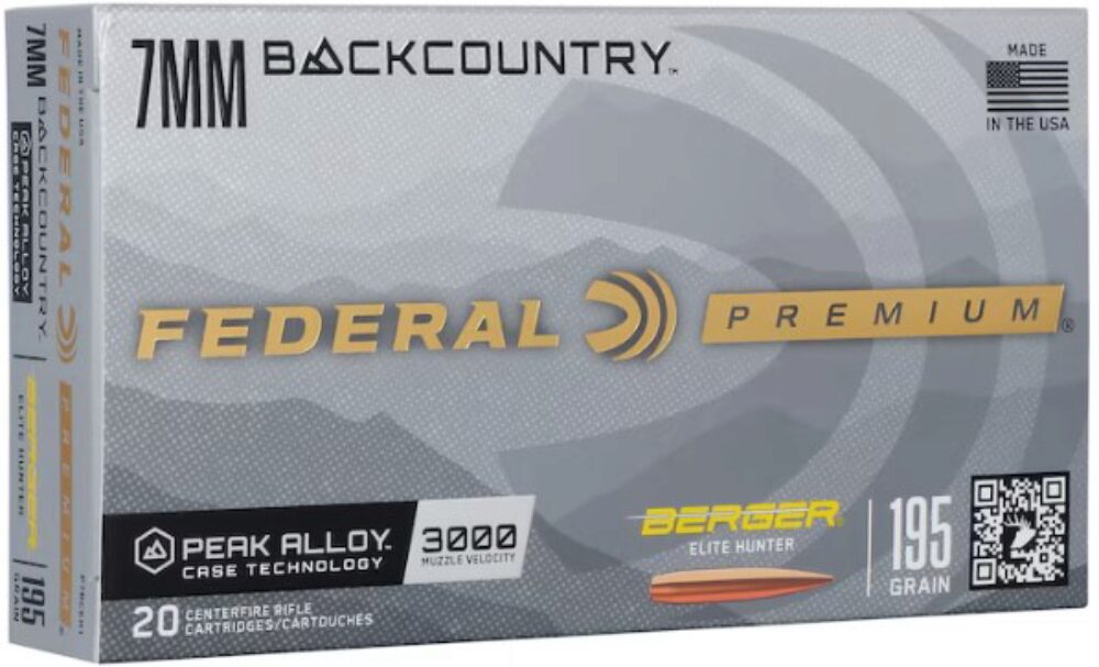 FEDERAL 7MM BC 195GR BERGER