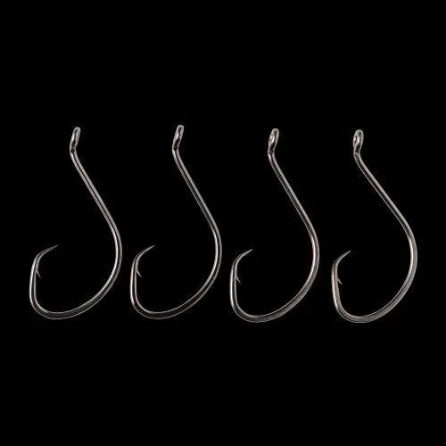 8/0 Carbon Circle Khale Hooks-Black Nickel