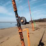 WS Shore Rod Holders-Orange