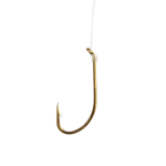 EAGLE CLAW SZ2 SNELL PLAIN SHANK GOLD