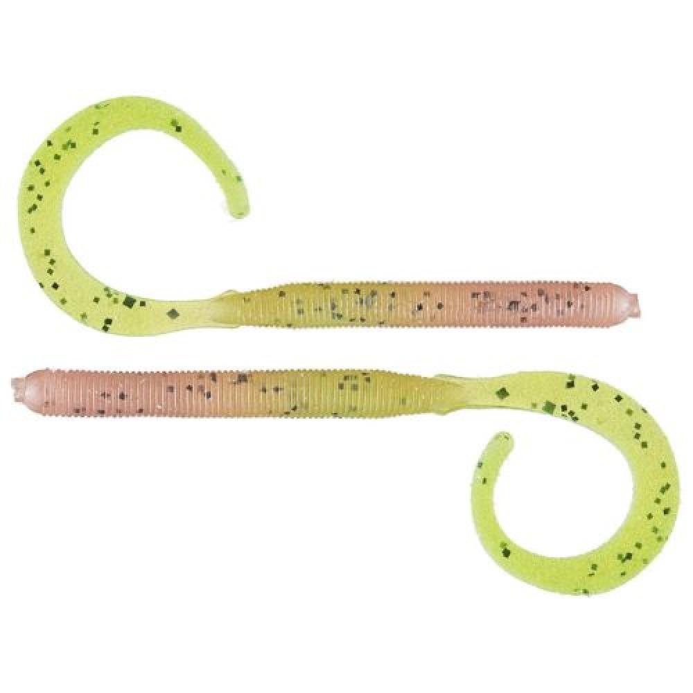 Zoom Curly Tail 4'' Pumpkin/Chartreuse 20pk