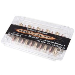 TRIDENT AMMO 223 REMINGTON 65GR SOLID COPPER LEAD-FREE HP