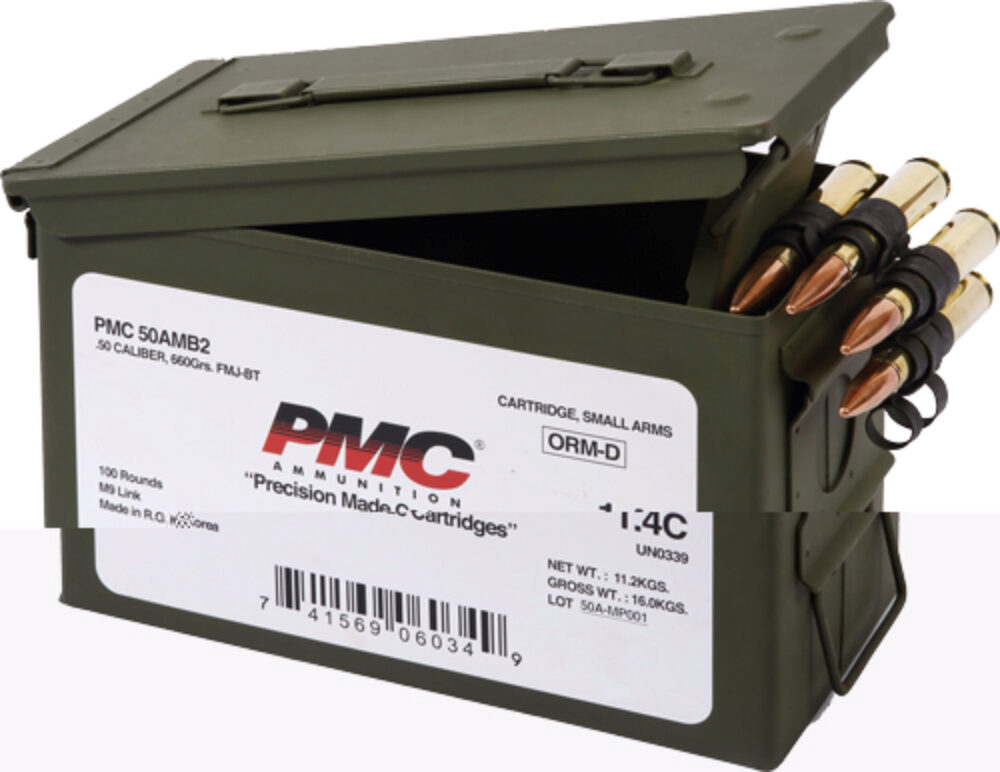PMC 50 BMG AMMO CAN 660GR