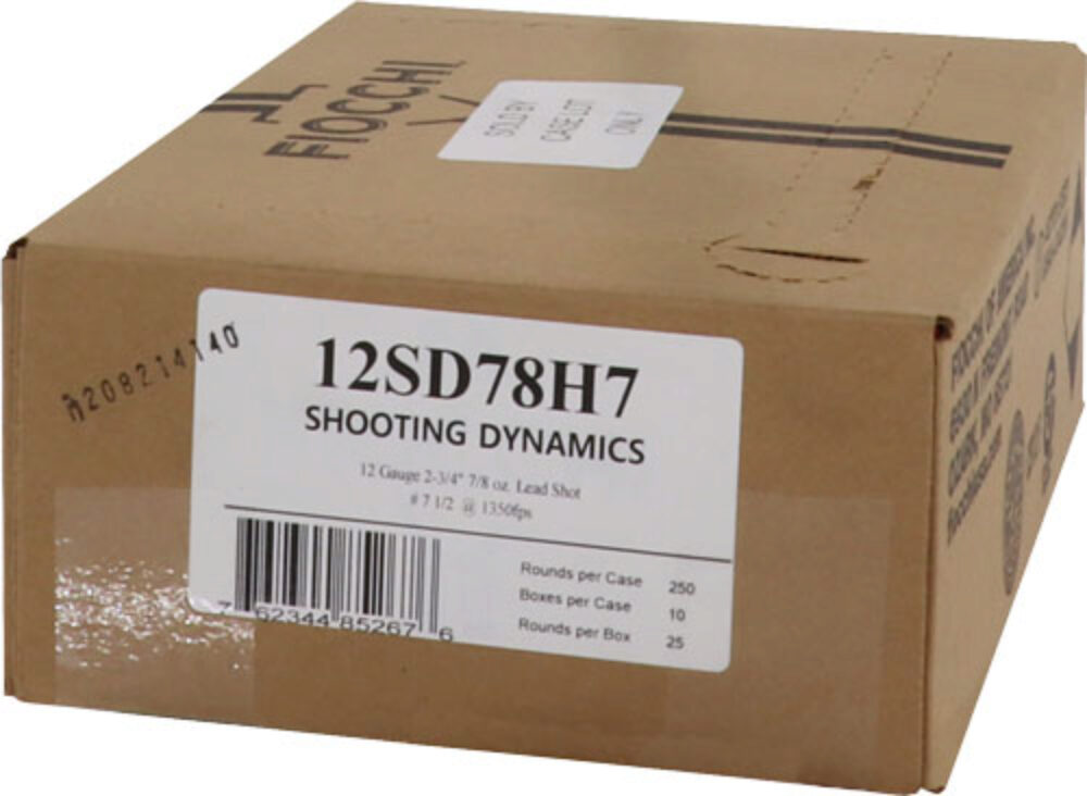 FIOCCHI 12GA 2.75 7/8OZ #7.5