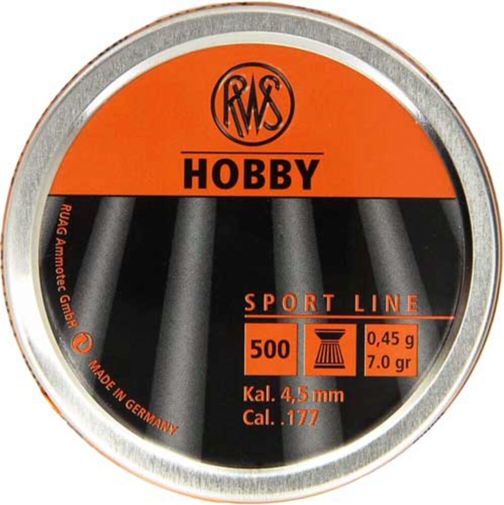 RWS PELLETS .177 HOBBY 7 GRAIN