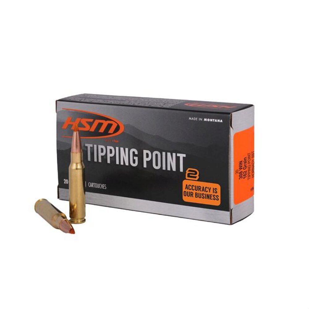 HSM 308 WIN 165GR HORNADY SST