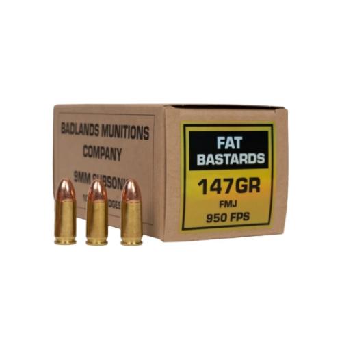 Fat Bastards 9mm 147gr 100rd