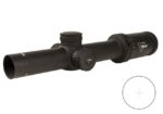 CREDO 1-6X24 BLK 30MM MRAD RED