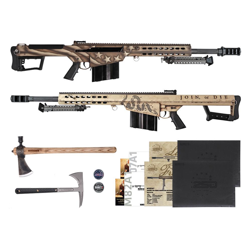 Barrett Firearms M107A1 50 BMG 250th Anniversary Matching Set