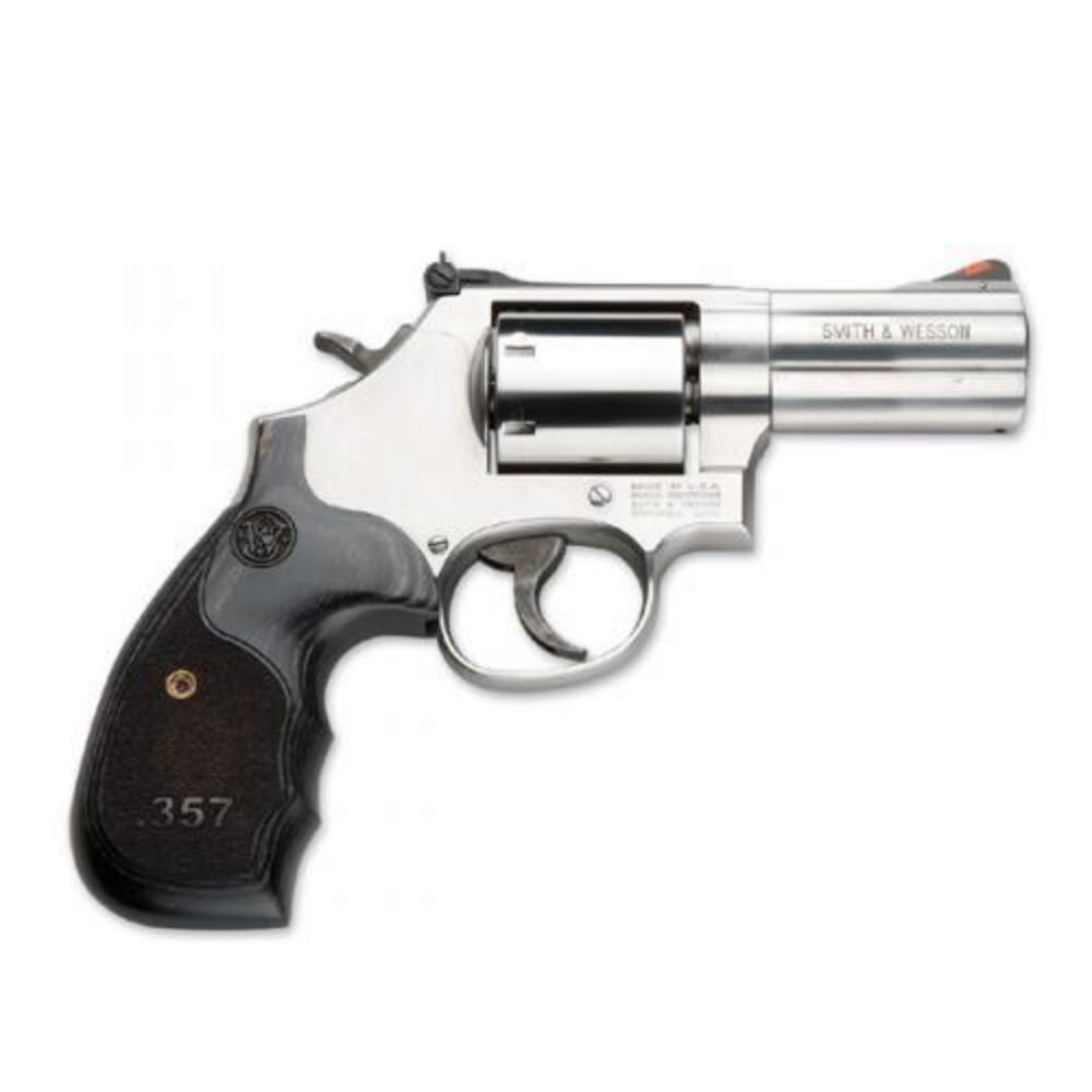 S&W 686+ 357 DA 3SS 7R WOOD AS