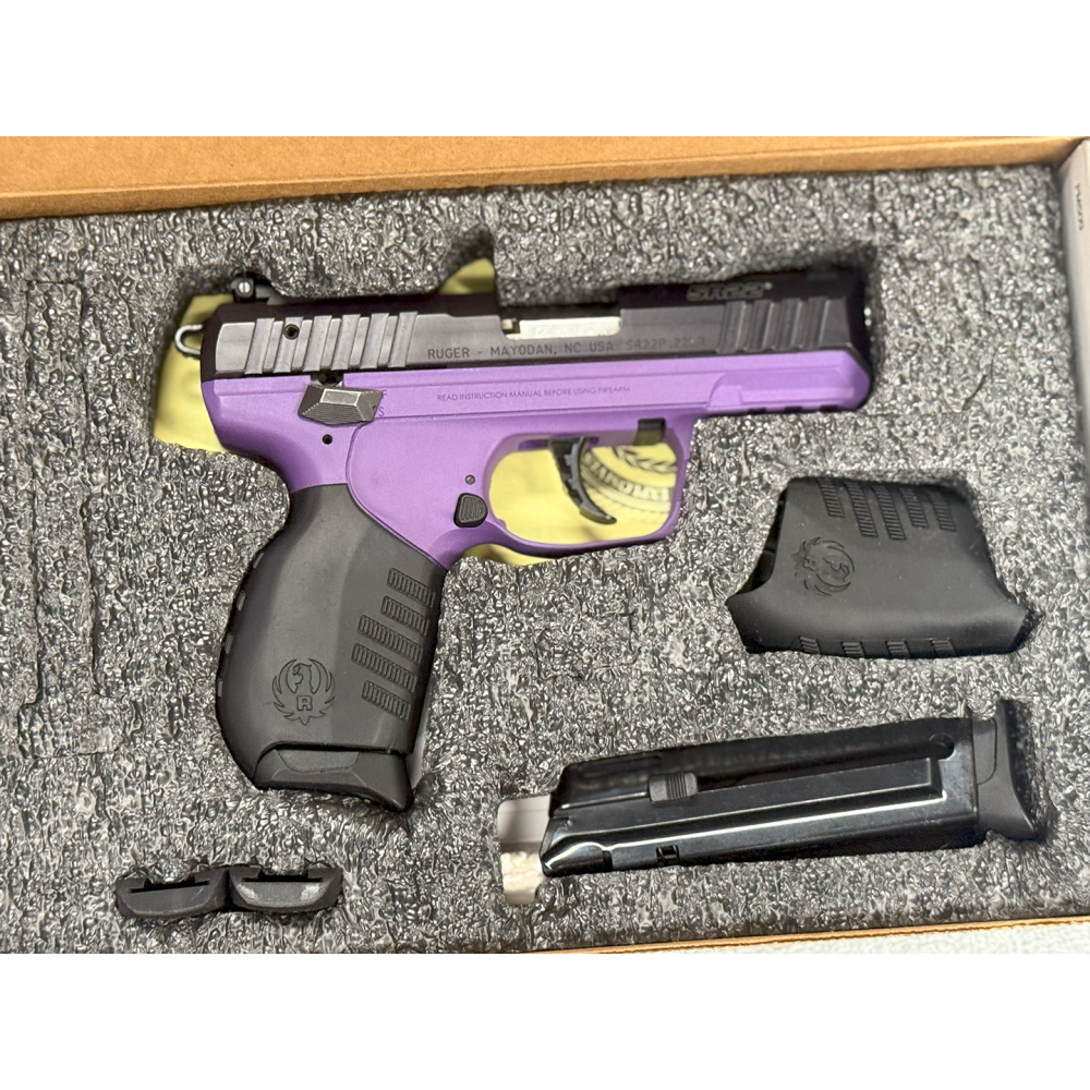 Ruger 3606 SR22P .22 LR 3.5" Barrel with 2 10rd Magazines, Double Action, Semi-Automatic Pistol with Adjustable Sites