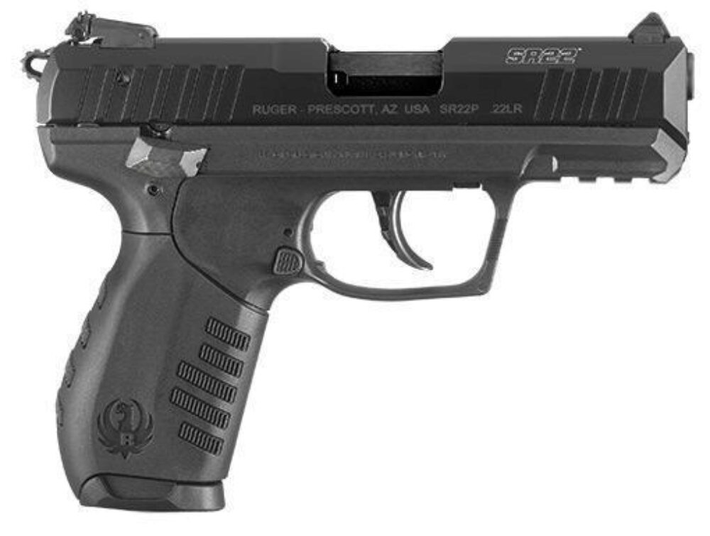 RUGER SR22 22LR 3.5 BLK 10RD AS