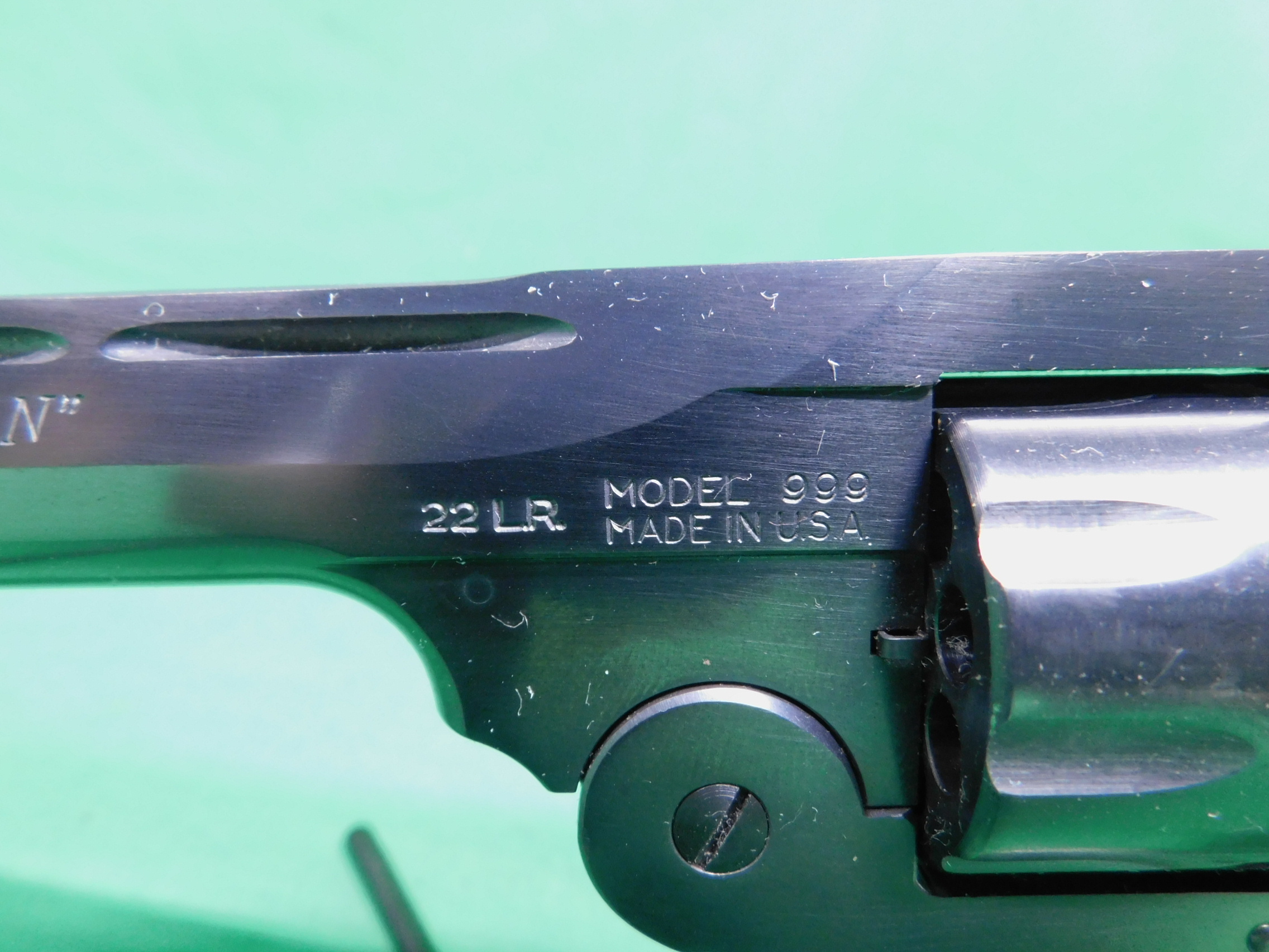 USED HARRINGTON & RICHARDSON J99902 999 SPORTSMAN 6" BLUED 9 SHOT .22LR REV-img-3