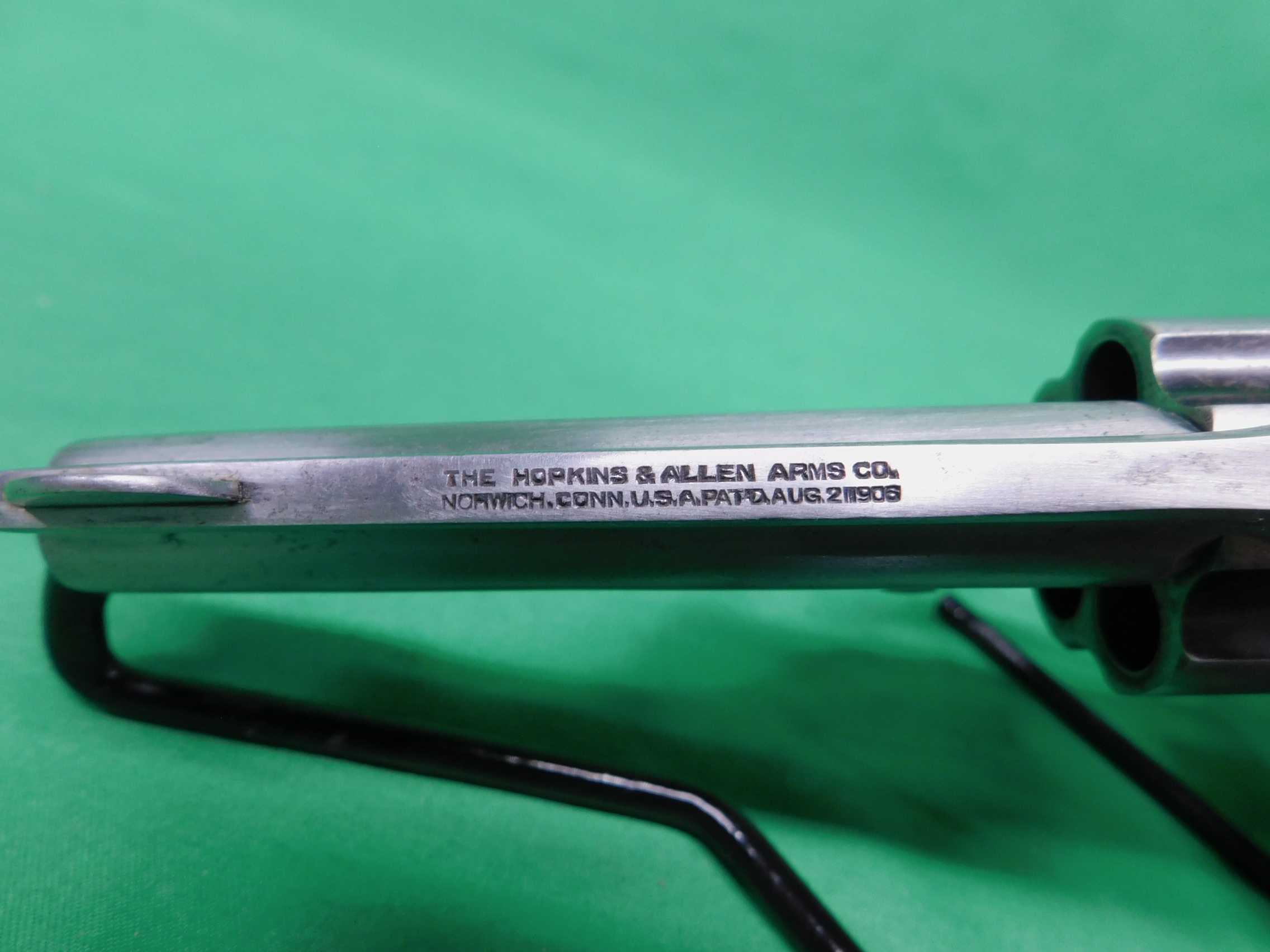 USED VINTAGE HOPKINS & ALLEN SAFETY POLICE 3.25" HAMMERLESS DOUBLE ACTION R-img-3