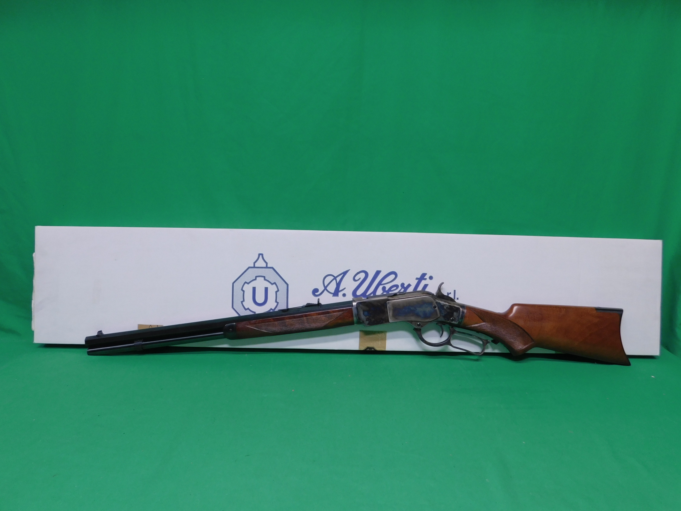 NEW OLD STOCK UBERTI 342068 1873 SPECIAL SPORTING LEVER RIFLE. .45LC 20" BL-img-0