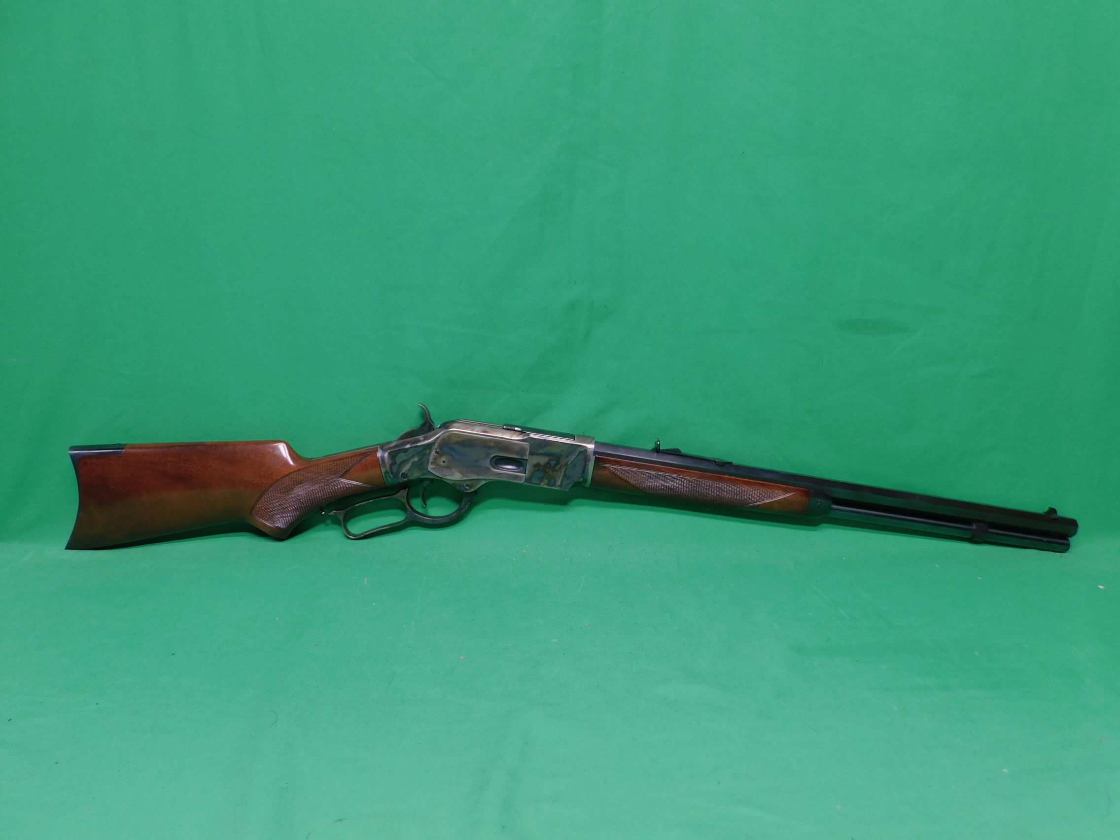 NEW OLD STOCK UBERTI 342068 1873 SPECIAL SPORTING LEVER RIFLE. .45LC 20" BL-img-1