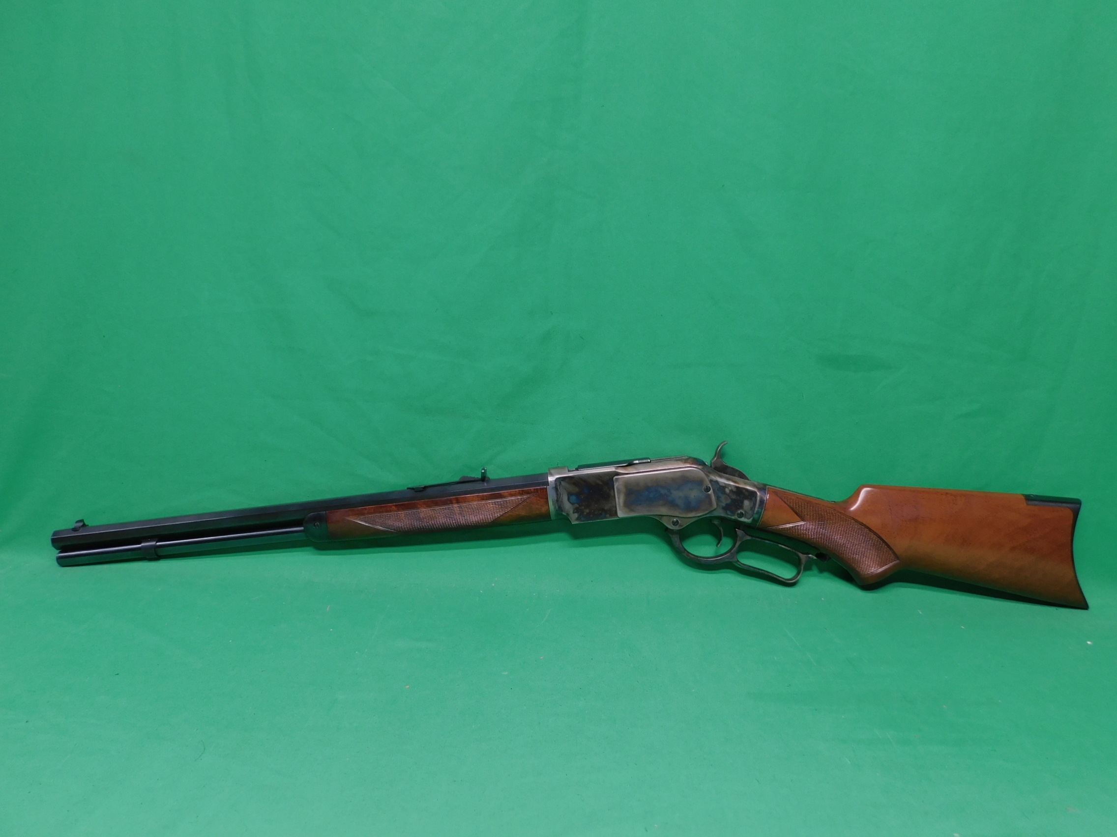 NEW OLD STOCK UBERTI 342068 1873 SPECIAL SPORTING LEVER RIFLE. .45LC 20" BL-img-2