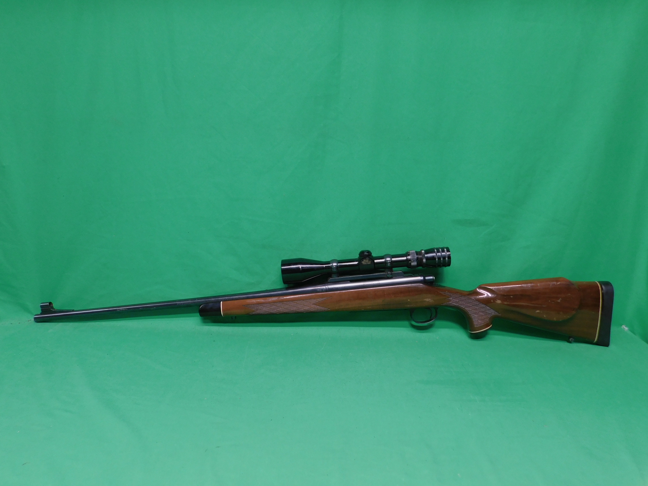 USED REMINGTON 700 338 WIN MAG 24" W/ REDFIELD TRACKER 3X-9X SCOPE-img-0