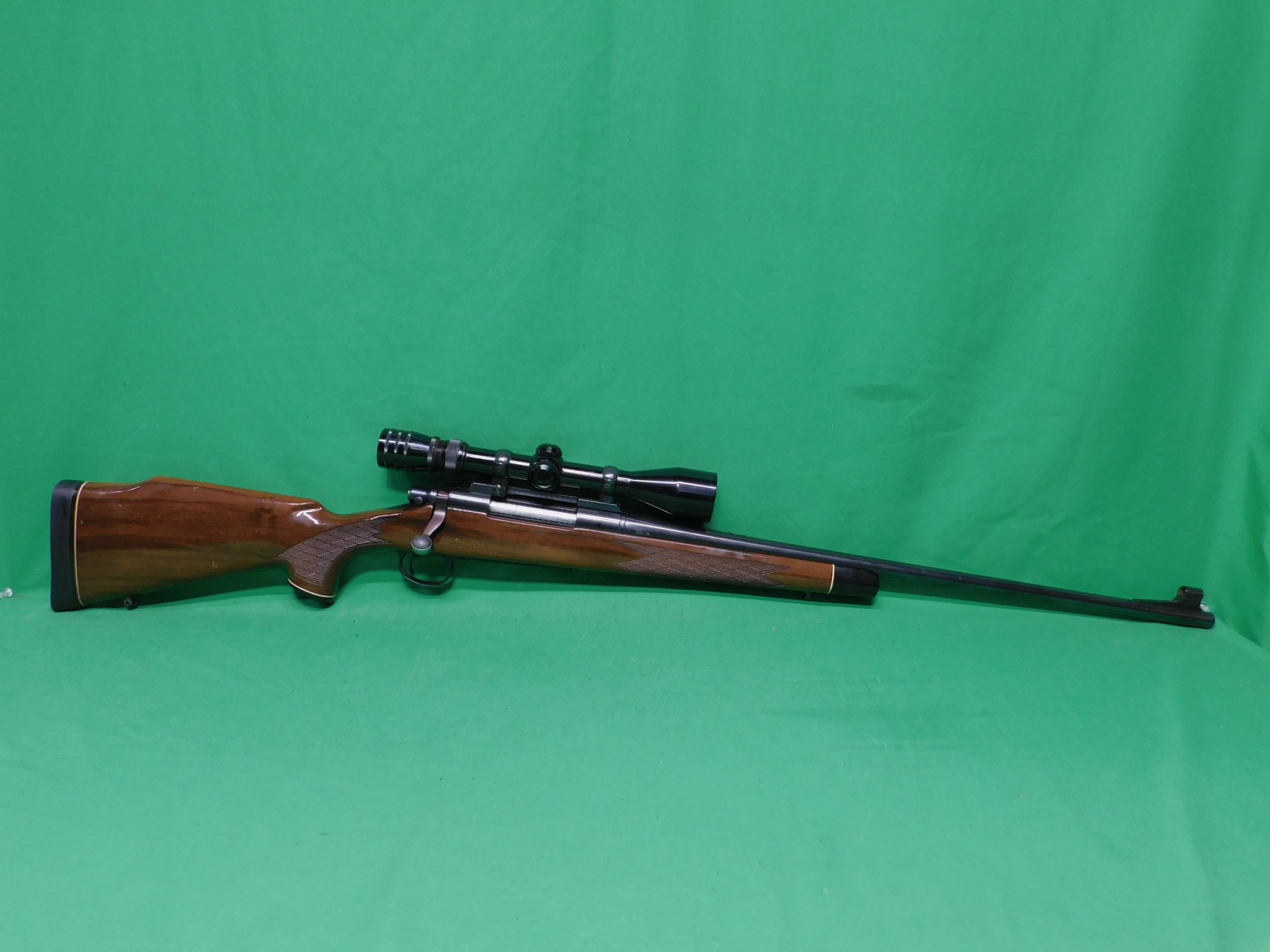 USED REMINGTON 700 338 WIN MAG 24" W/ REDFIELD TRACKER 3X-9X SCOPE-img-1