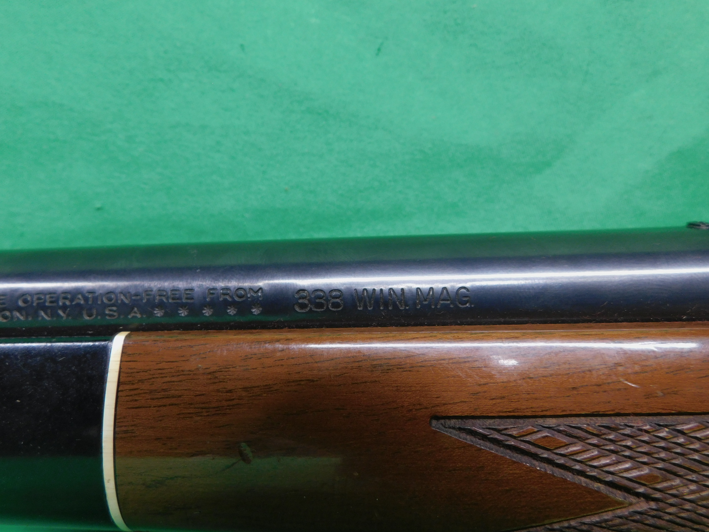 USED REMINGTON 700 338 WIN MAG 24" W/ REDFIELD TRACKER 3X-9X SCOPE-img-3