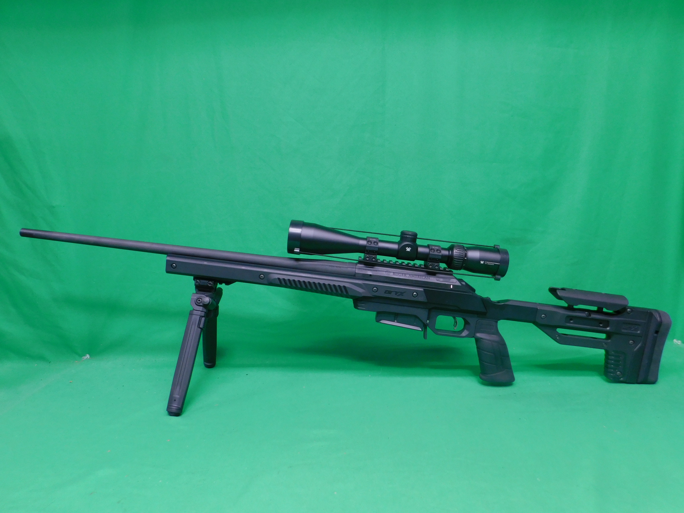 USED RUGER AMERICAN 308WIN 21.5" W/ORYX CHASSIS, SCOPE, BIPOD (1) 5RD MAG-img-0