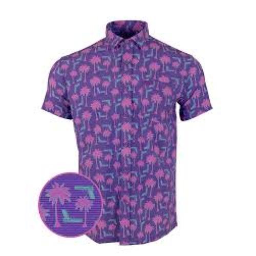 Retro-Rifle Palm 3XL White/Purp