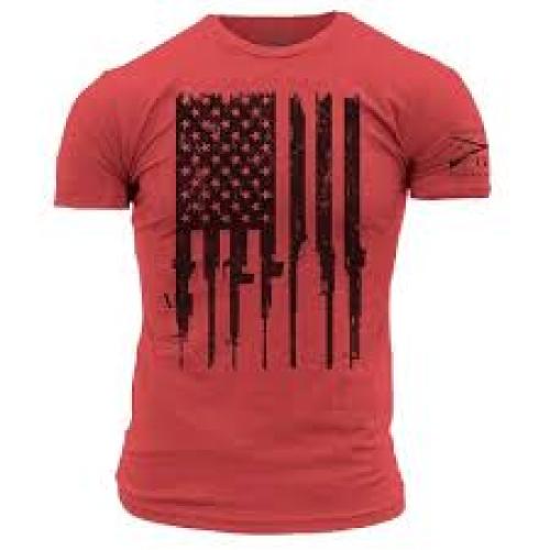 Grunt Style RED Rifle Flag M