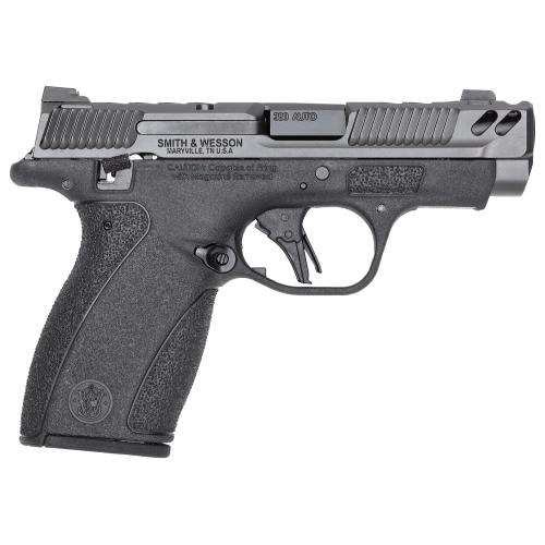 Smith & Wesson 14417 PC Bodyguard 2.0 Carry Comp Micro Frame 380 ACP 12+1 3.10" Black Armornite Ported Barrel, Gray Armornite Stainless Steel Serrated