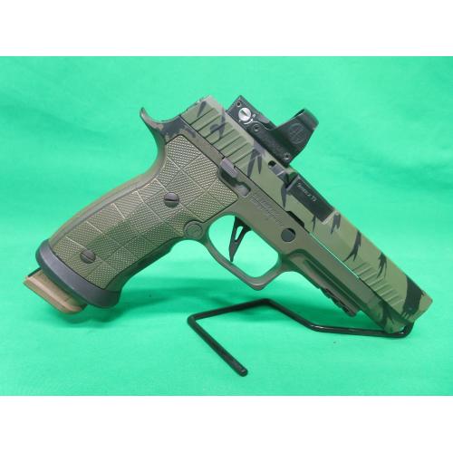 USED SIG SAUER P320 X-FIVE 9MM 5" W/ CASE, DELTA POINT PRO, & (3) 21RD MAGS