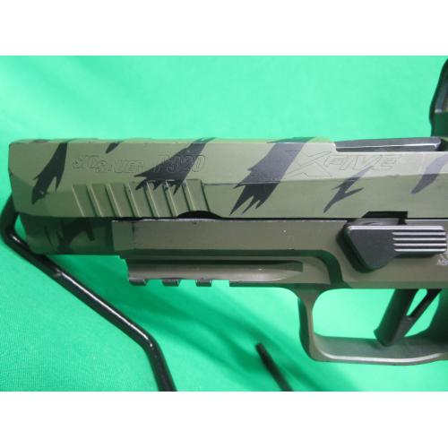 USED SIG SAUER P320 X-FIVE 9MM 5" W/ CASE, DELTA POINT PRO, & (3) 21RD MAGS