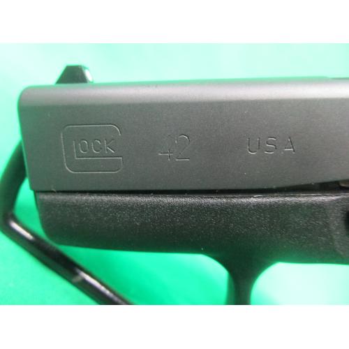 USED GLOCK UI4250201 42 380 AUTO 3" W/ CASE, & (2) 6RD MAGS