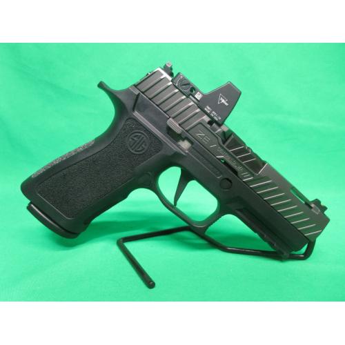 USED SIG SAUER GM-Z320-XCARRY-OCT-RMR-GRY-UT P320/ ZEV Z320 9MM 3.9" W/ CASE, RMR , & (1)17RD MAG 